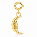 Luna Crescent Moon Charm — Charms & Pendants