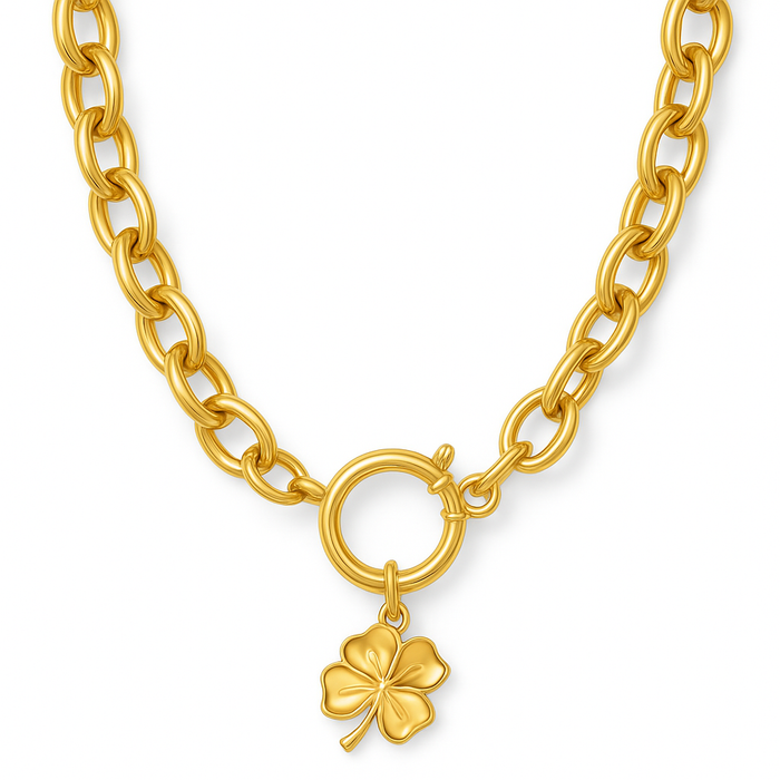 Madeline Four Leaf Clover Charm — Charms & Pendants