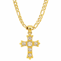 Maren Figaro Chain Cross Necklace — Mid-Length Necklace