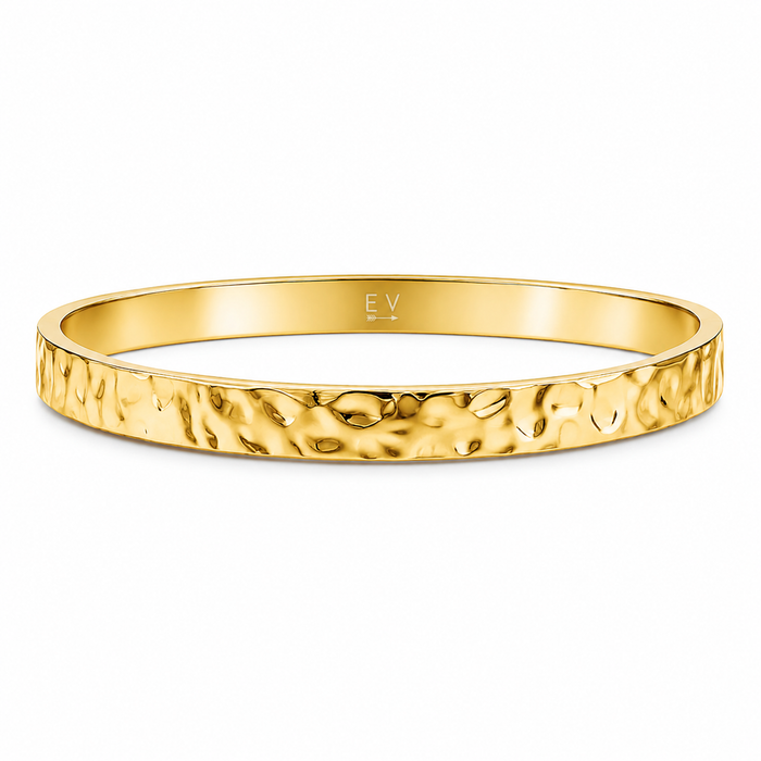 Maribel Hammered Bangle Bracelet