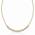 Marquise Stone Pendent Necklace