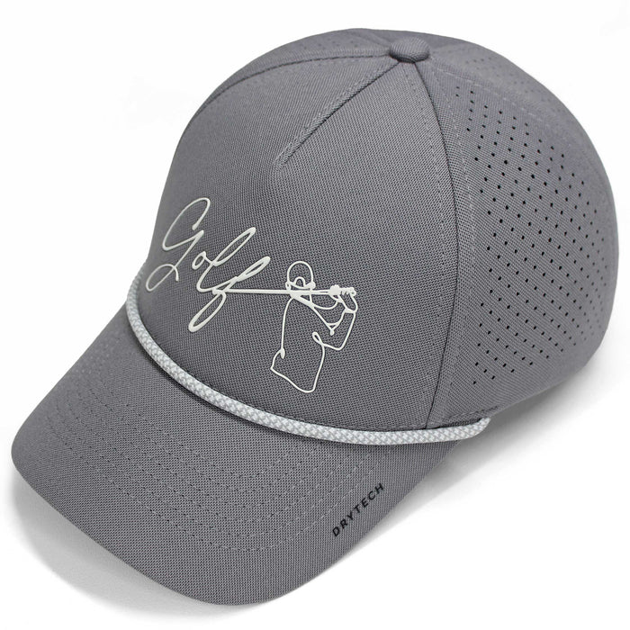 Grey Golf Hat