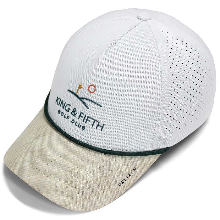 White / Tan Argyle / XS