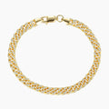 Iced Cuban Link Bracelet - 5mm | DORADO