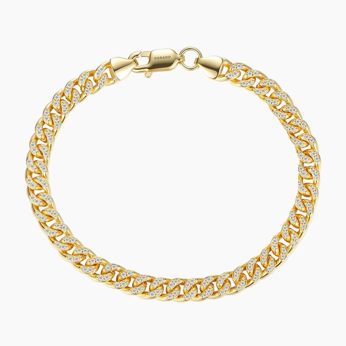 Iced Cuban Link Bracelet - 5mm | DORADO