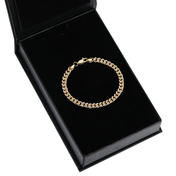 Iced Cuban Link Bracelet - 5mm | DORADO
