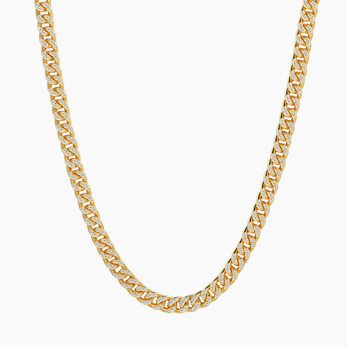 Mens Iced Cuban Link Chain - 5mm | DORADO