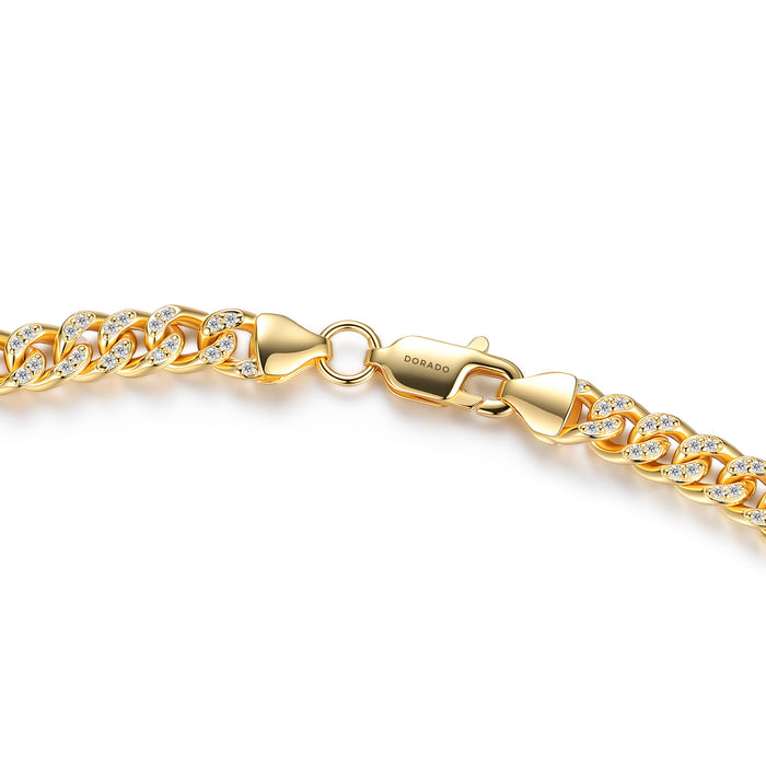 Mens Iced Cuban Link Chain - 5mm | DORADO