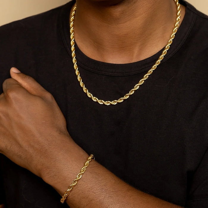 Mens Rope Chain - 6mm | DORADO
