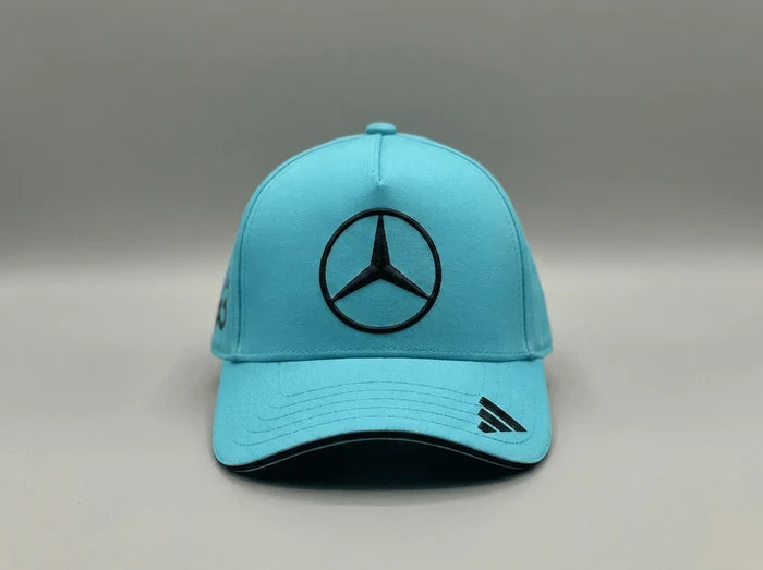 Mercedes AMG Petronas F1 2026 George Russell Team Hat Light Blue