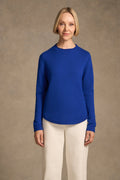 Merino Crew Neck Jumper - Cobalt Blue
