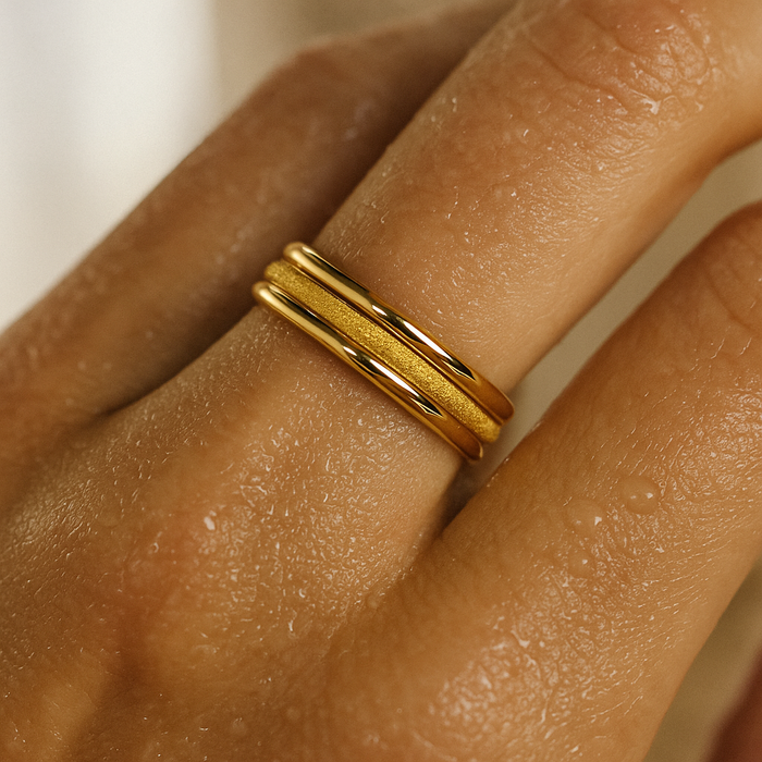 Micah Triple Ring Set — Stackable Ring