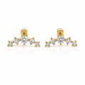 Mini Cresent Stud Earring