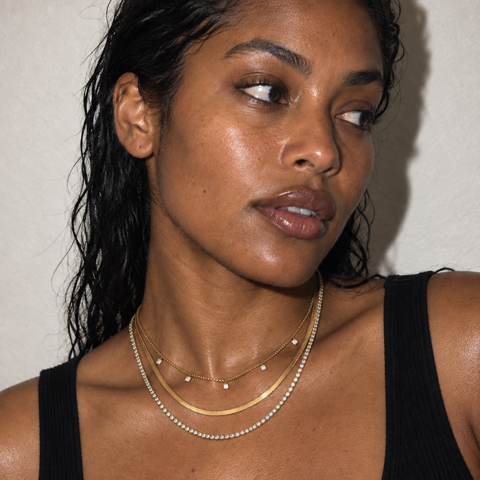 Multi Chain Layered Necklace