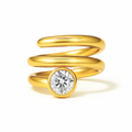Olin Spiral Ring — Stackable Ring