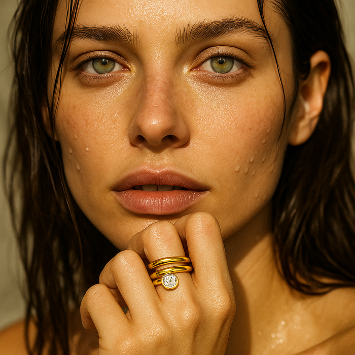 Olin Spiral Ring — Stackable Ring