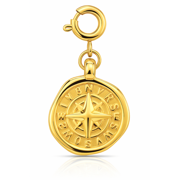 Oriana Compass Charm — Charms & Pendants