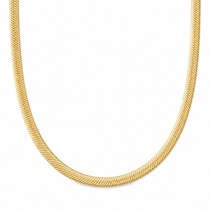 Paola Herringbone Chain Necklace