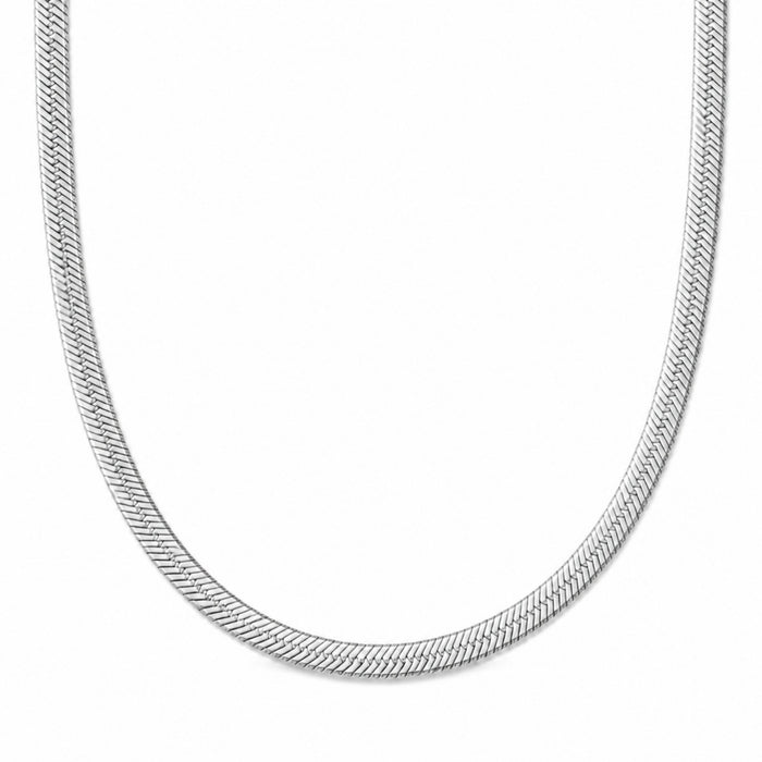 Paola Herringbone Chain Necklace