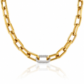 Pavé Link Chain Necklace