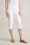Pull-On Capri Short - Warm White
