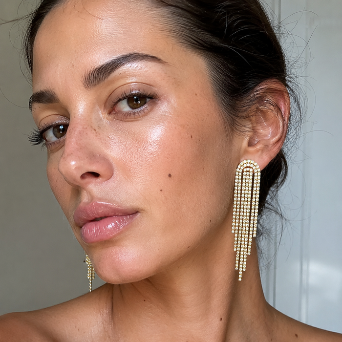 Rebecca Tassel Chain Earring — Drop Earring