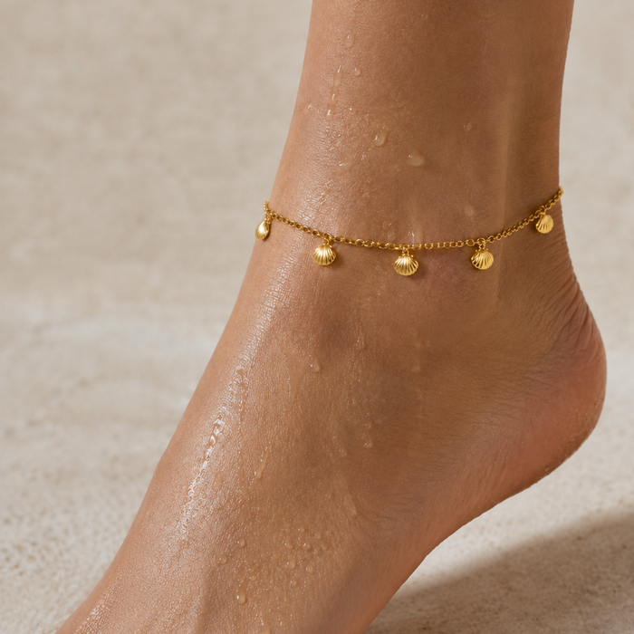 Regina Shell Anklet — Chain Anklet