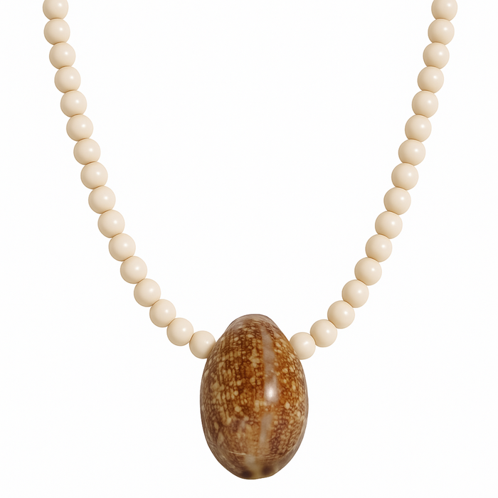 Resa Oversized Shell Necklace — Short Necklace