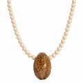 Resa Oversized Shell Necklace — Short Necklace