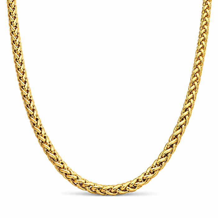 Romy Wheat Chain Choker Necklace — Short Necklace