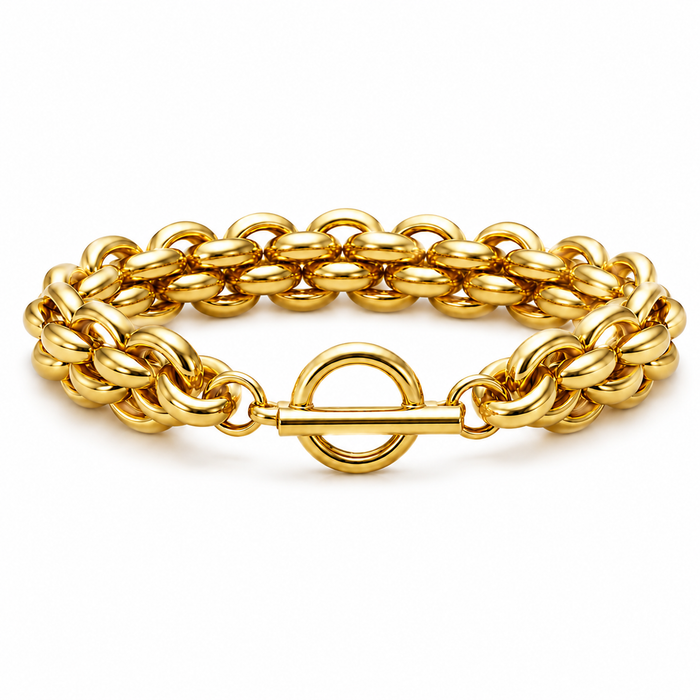 Rosalinda Chunky Chain Toggle Bracelet — Chain Bracelet