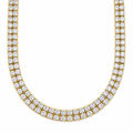 Rosie Double Tennis Choker Necklace