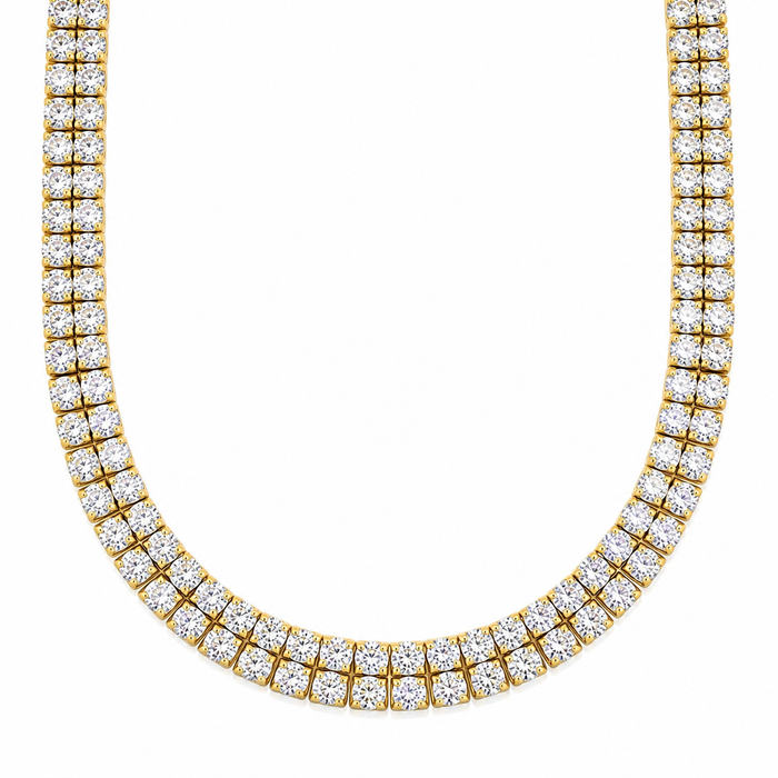 Rosie Double Tennis Choker Necklace