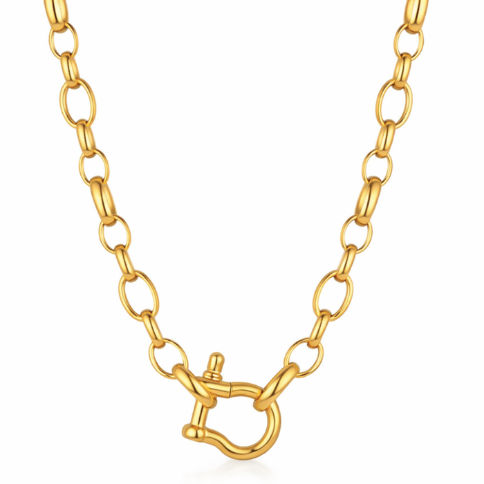Ruvina Shackle Necklace — Mid-Length Necklace