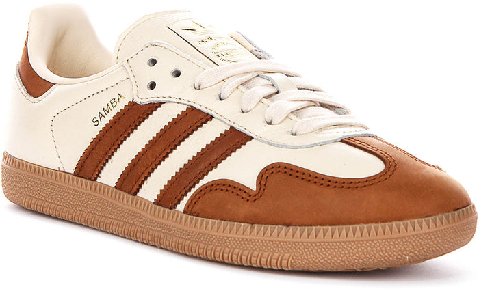 Adidas Samba OG W In White Brown For Women