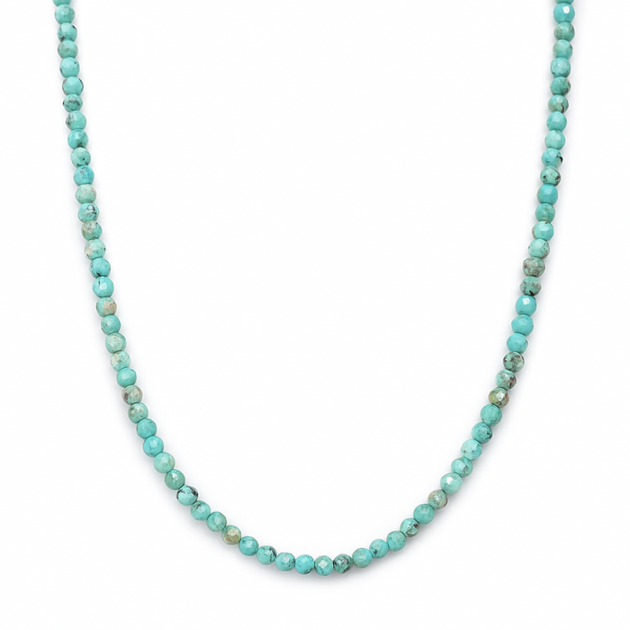 Sander Turquoise Beaded Necklace — Short Necklace