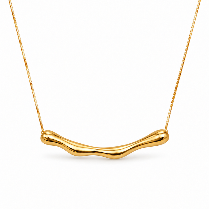 Seema Bamboo Pendant Necklace