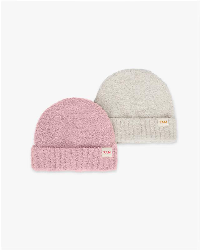 Ecru & Ash Rose / 0-6M