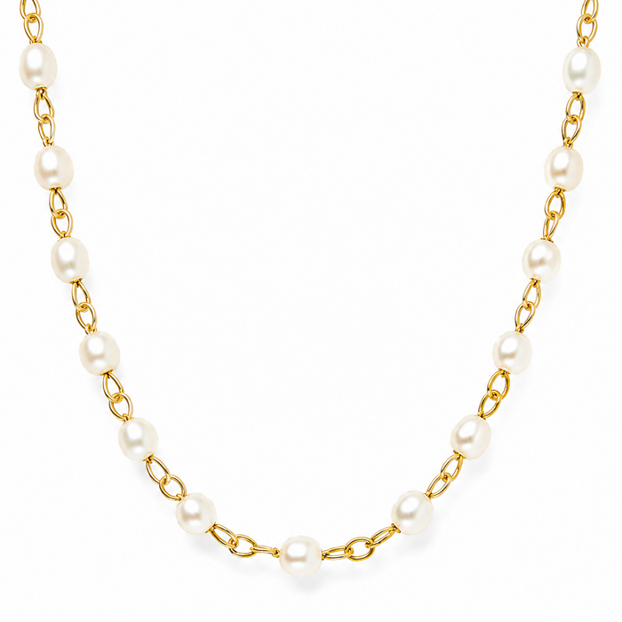 Sheena Dainty Pearl Choker Necklace