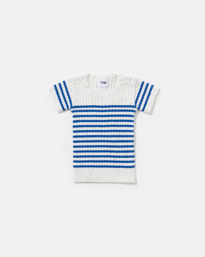 Seashell Blue Stripes//