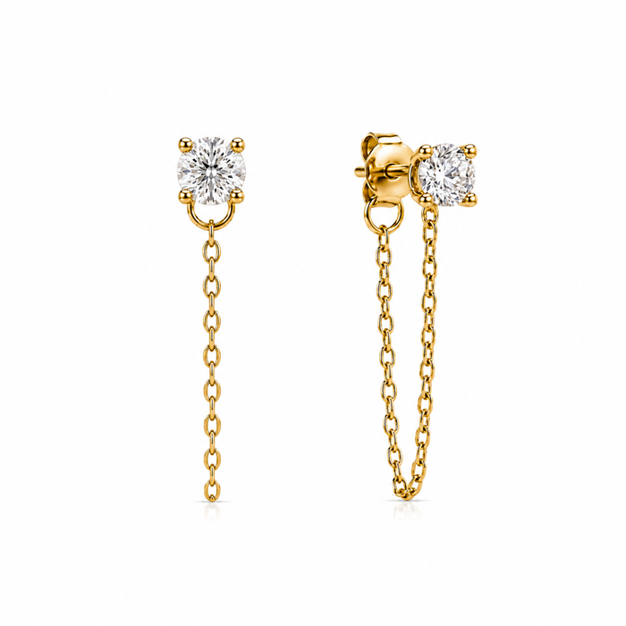 Sloane Chain Stud Earring