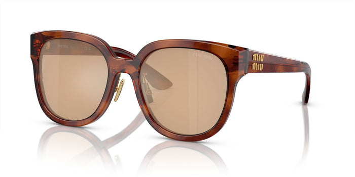 Striped Tobacco/Orange Mirror / 55