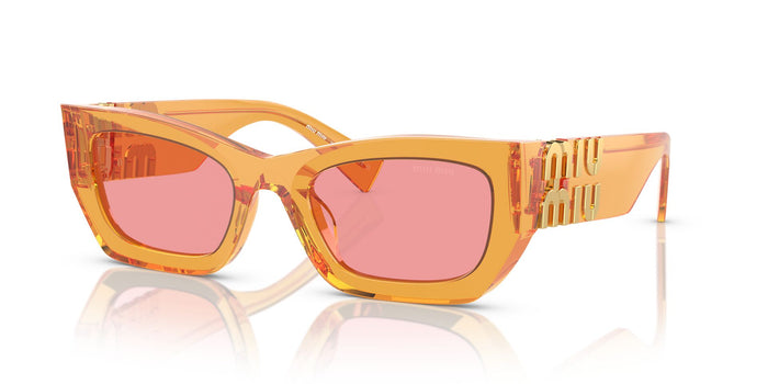 Orange Transparent/Pink / 53