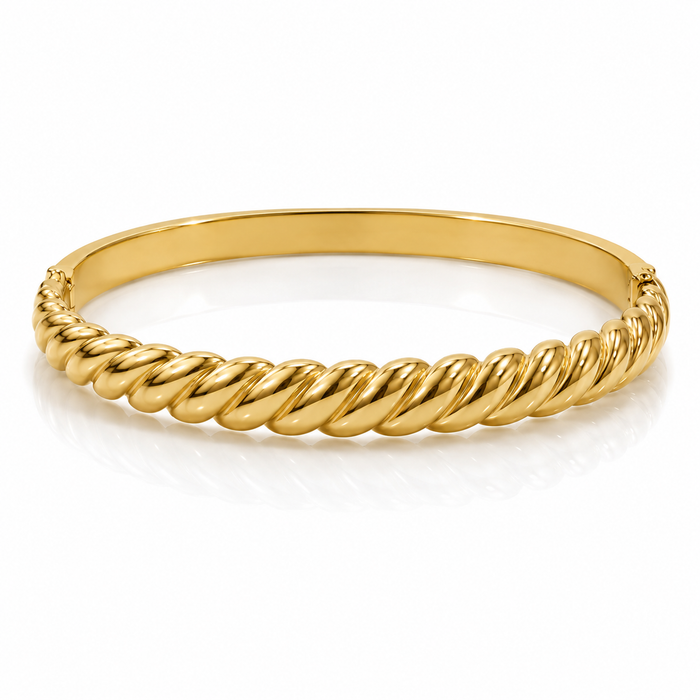 Spiral Bangle Bracelet