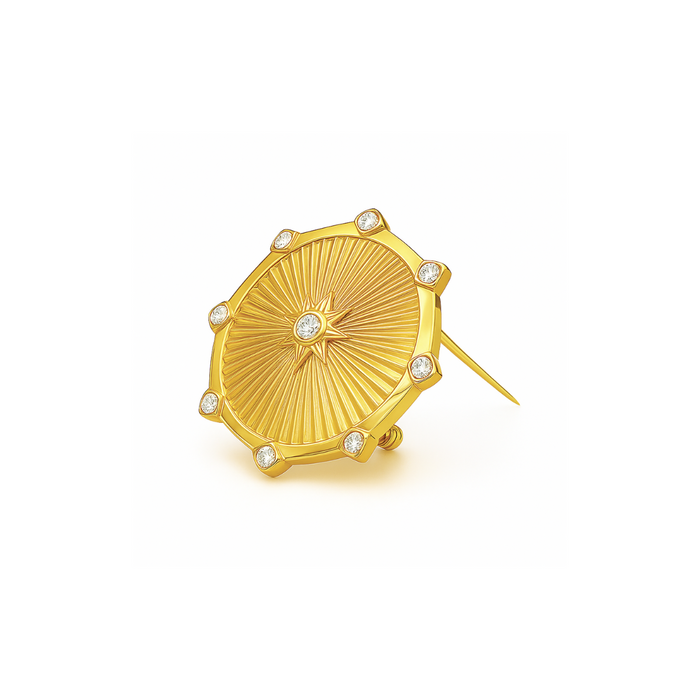 Starburst Brooch