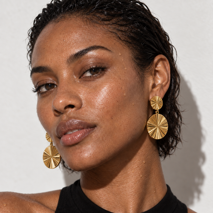 Starburst Drop Earring