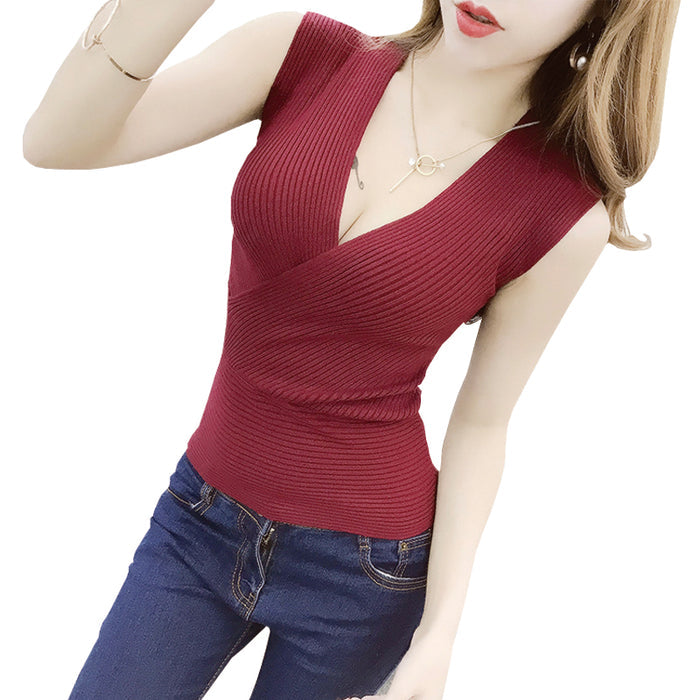 Tank Top vetement femme 11 Colors Fashion Vest Casual Sleeveless- Free Shipping