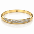 Tapered Pavé Bangle Bracelet