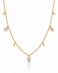 Tear Drop Choker Necklace