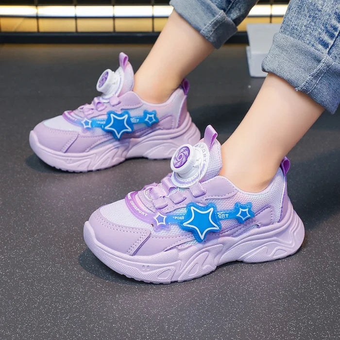 Tennis Shoes Children Trainer Girls Casual Sneakers Mesh Breathable Running Shoes Baby Student  Shoes